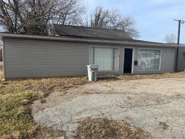 View of back of property
