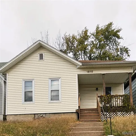 View of front of home featuring covered porch
