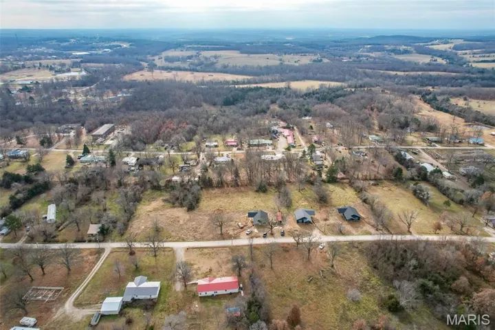 Aerial view of property and surrounding area