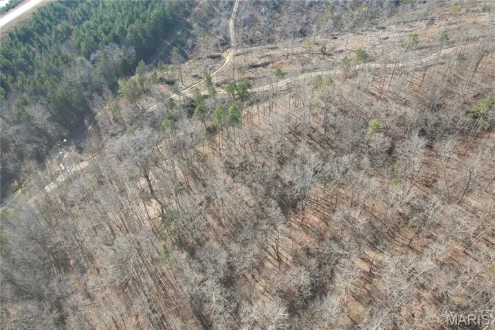 Aerial view of property's location