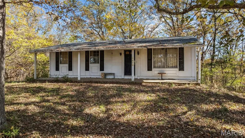 View of front of home with a porch