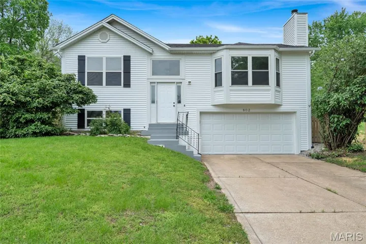 Front view of the home