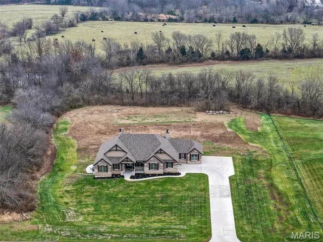 Nestled on 3+ private acres