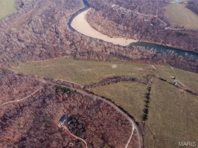 Aerial view of property's location