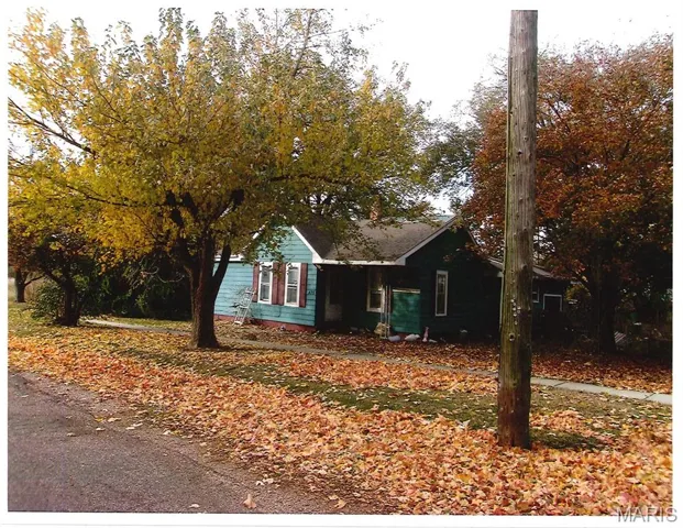 View of single story home