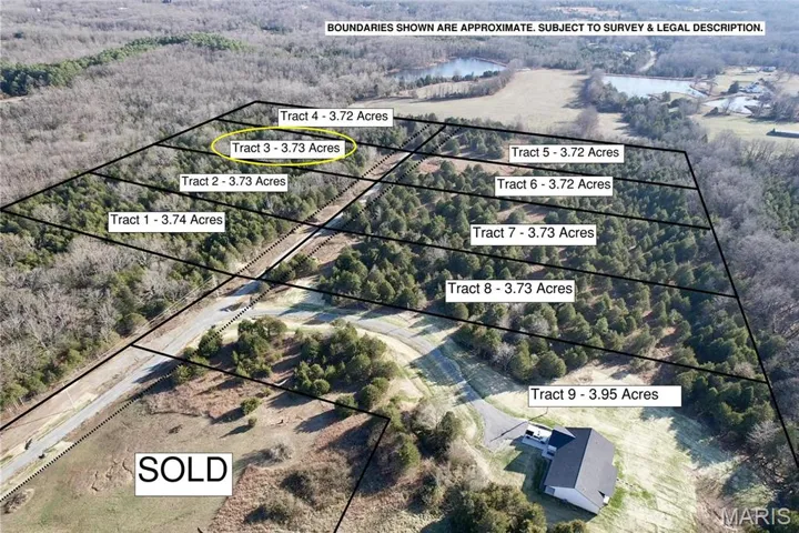 Map / location featuring property parcel outlined