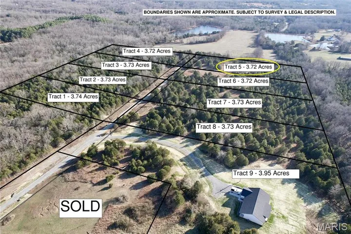 Map / location featuring property parcel outlined