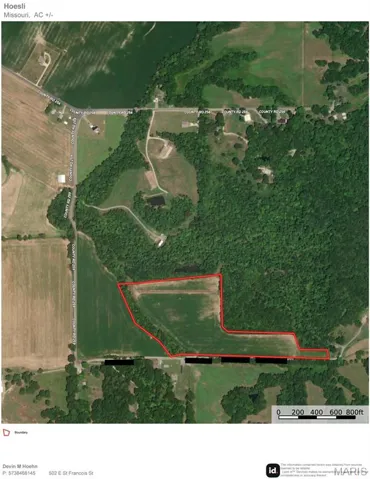 Map / location featuring property parcel outlined