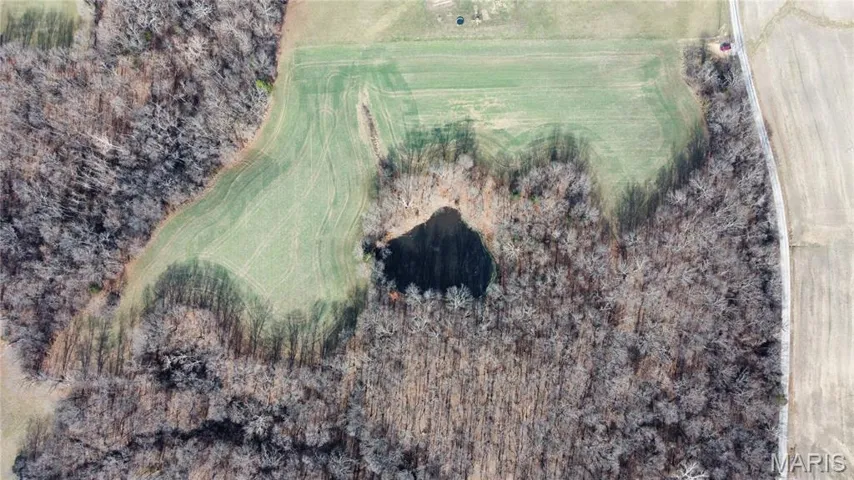Aerial view of property and surrounding area