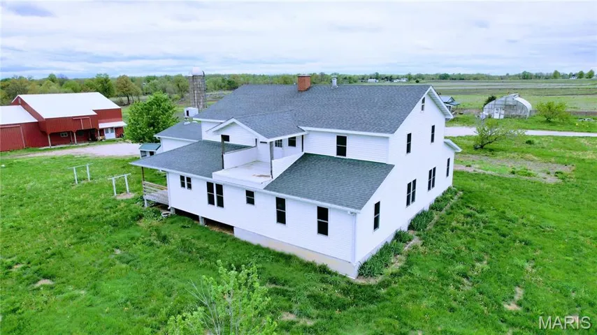 View from above of property