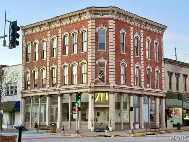 At the corner of Main St and Broadway. Highly visible area