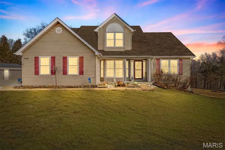 Beautiful front view of your new home!