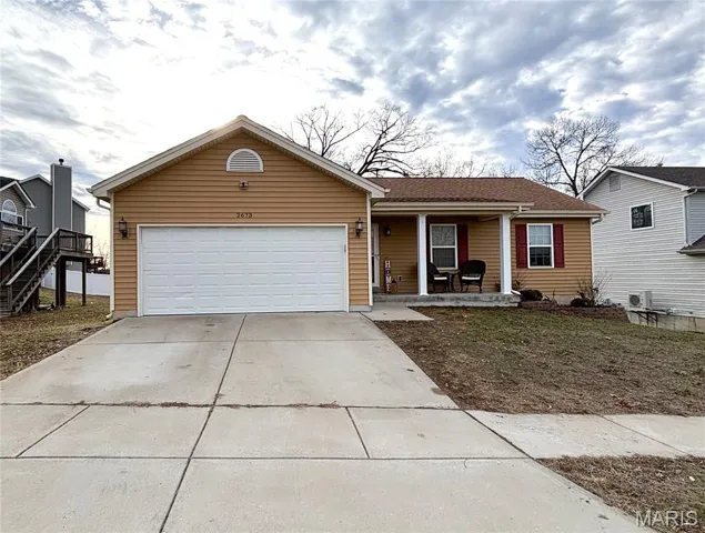 4 Bedroom, 3 full bath ranch, 2 Car garage,covered front porch