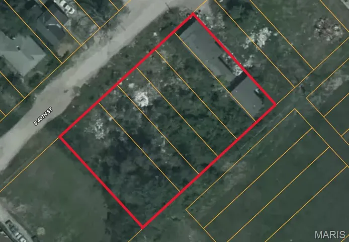 Map of property location featuring property parcel outlined