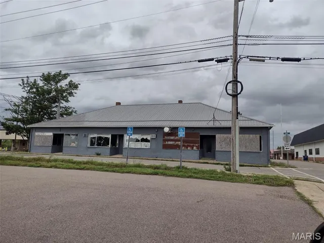 South side of business