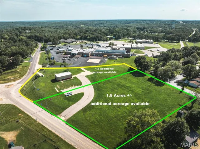 1.8 Acres Prime C-4 Commercial w/additional acreage available.