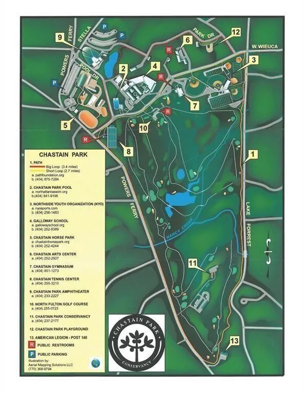 Just 1 block from Chastain Park: walk, tennis, swi