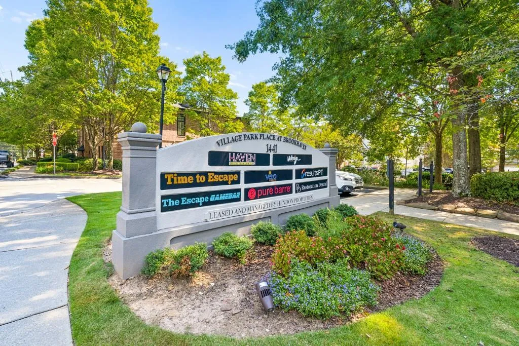 Enjoy an incredibly walkable location near the heart of Brookhaven.