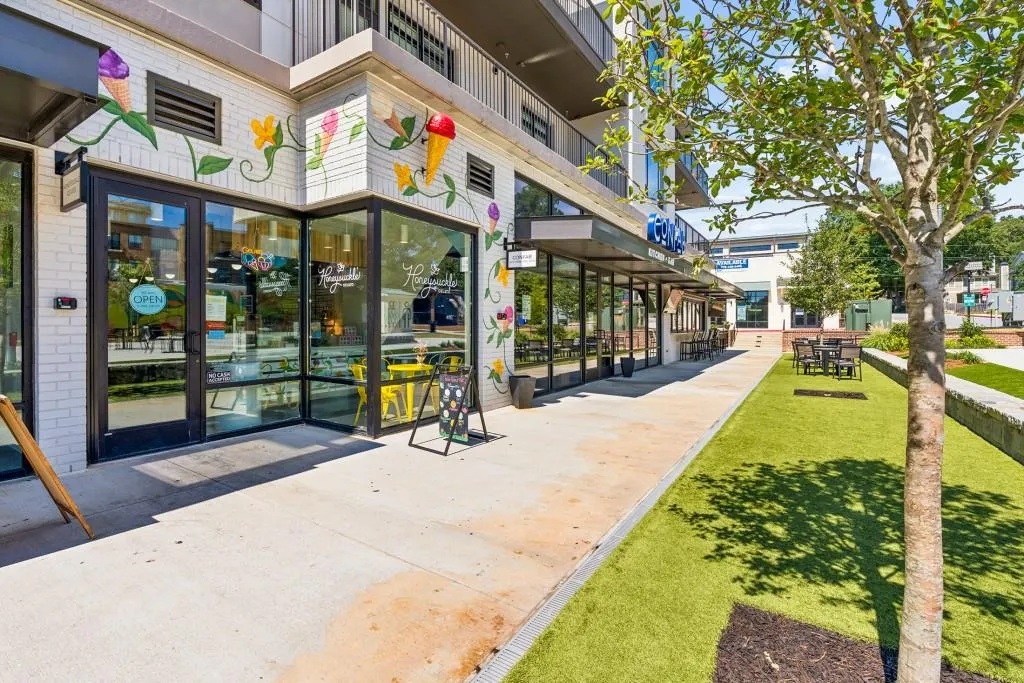 Dresden Drive offers a vibrant mix of restaurants, shops and neighborhood gathering spots.