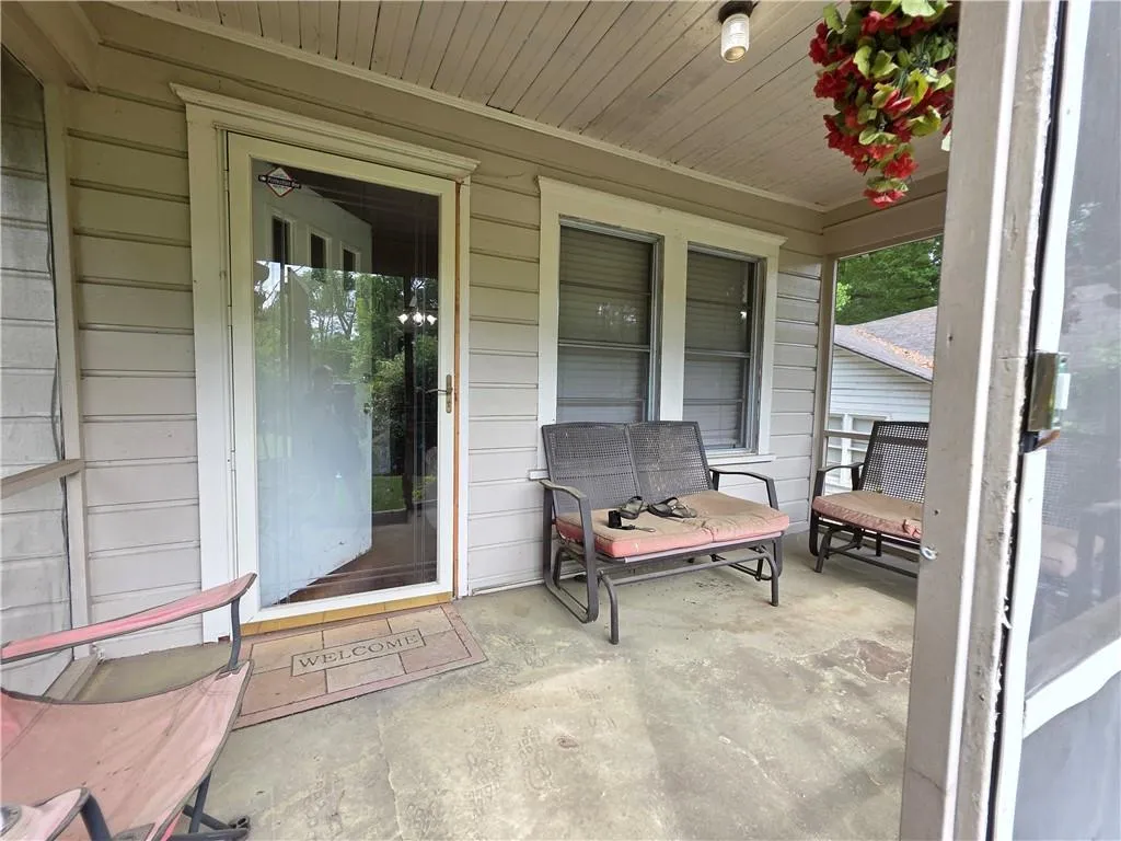 View of porch