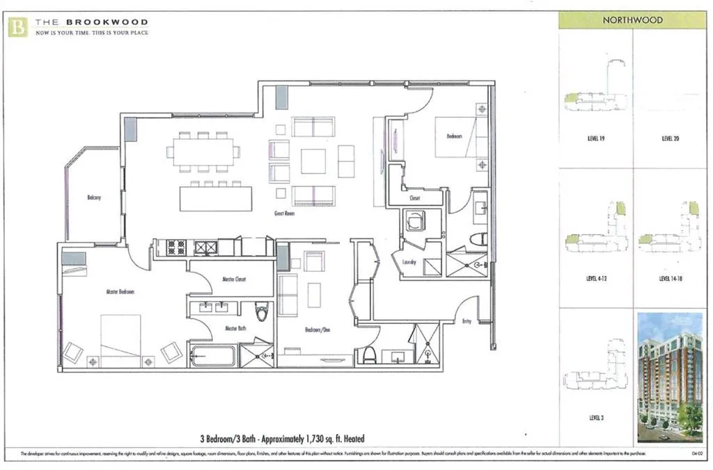 1820 Peachtree Street Nw Unit 1507, Atlanta, Georgia 30309, 3 Bedrooms Bedrooms, ,3 BathroomsBathrooms,Residential,For Sale,1820 Peachtree Street Nw Unit 1507,7635585