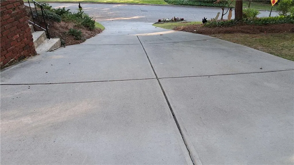 Driveway is in PERFECT condition.  It was replaced a few years ago.