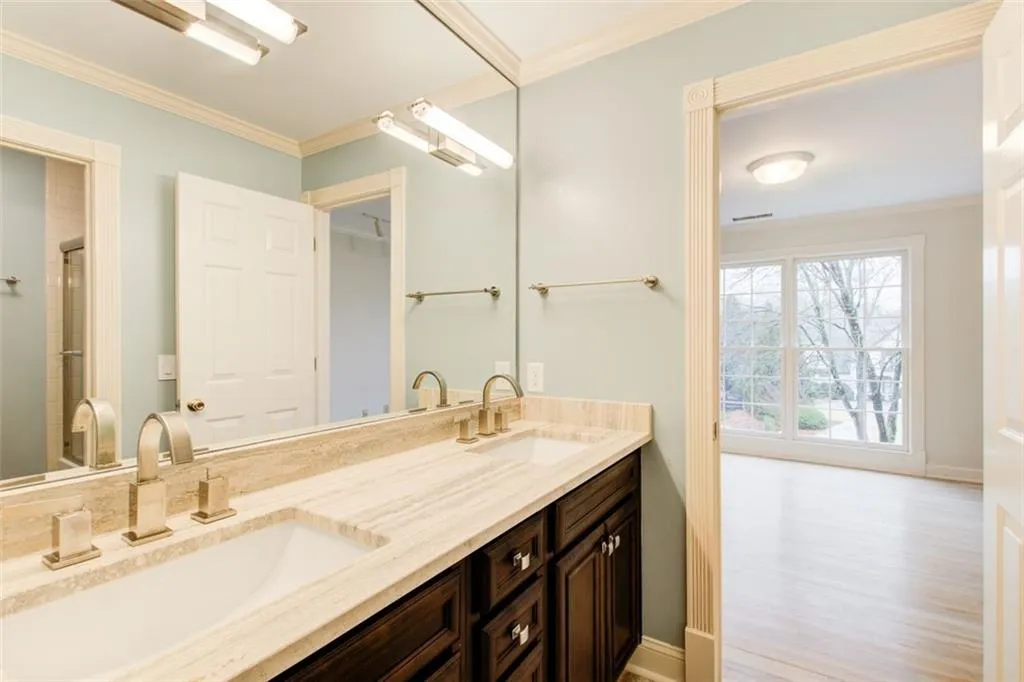Jack and Jill bathroom upstairs