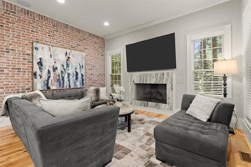 1 of 3 fireplaces