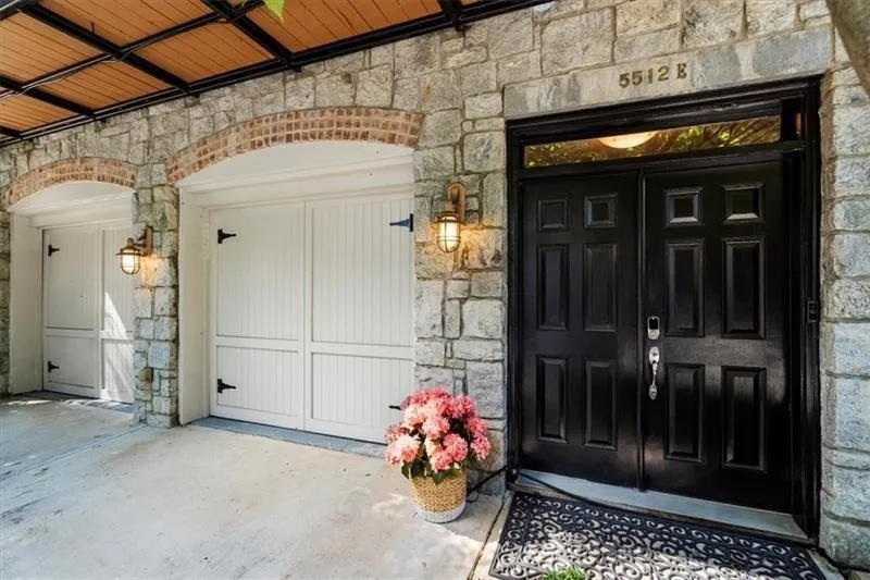 2-car garage with 2 separate doors.