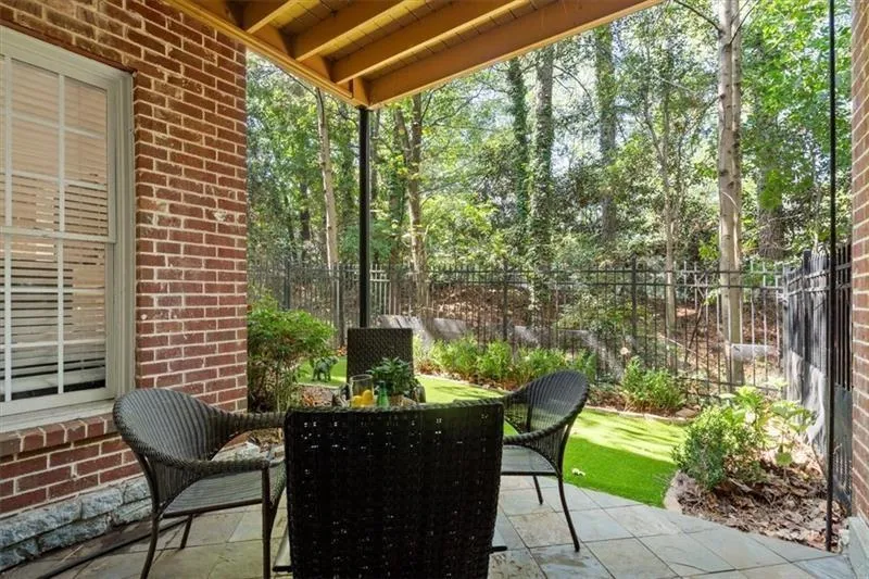 Private fenced in back yard off main level. Perfect for pets!!!