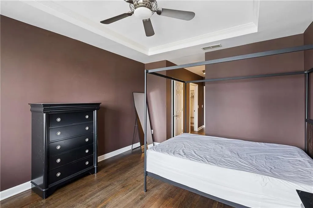 Another view of the primary bedroom.