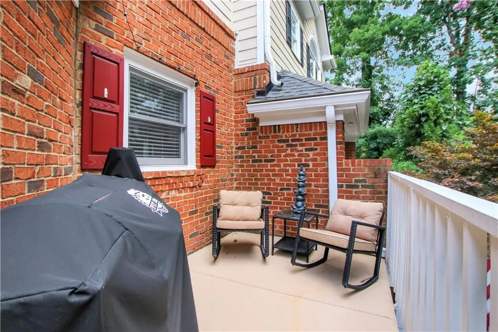 View of front patio / terrace featuring grilling area and outdoor lounge area