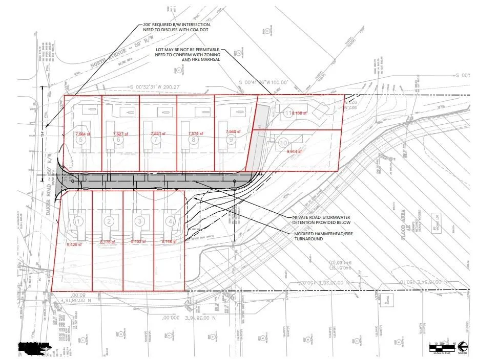 2106 Baker Road Nw, Atlanta, Georgia 30318, 0 ,Land,For Sale,2106 Baker Road Nw,7790985