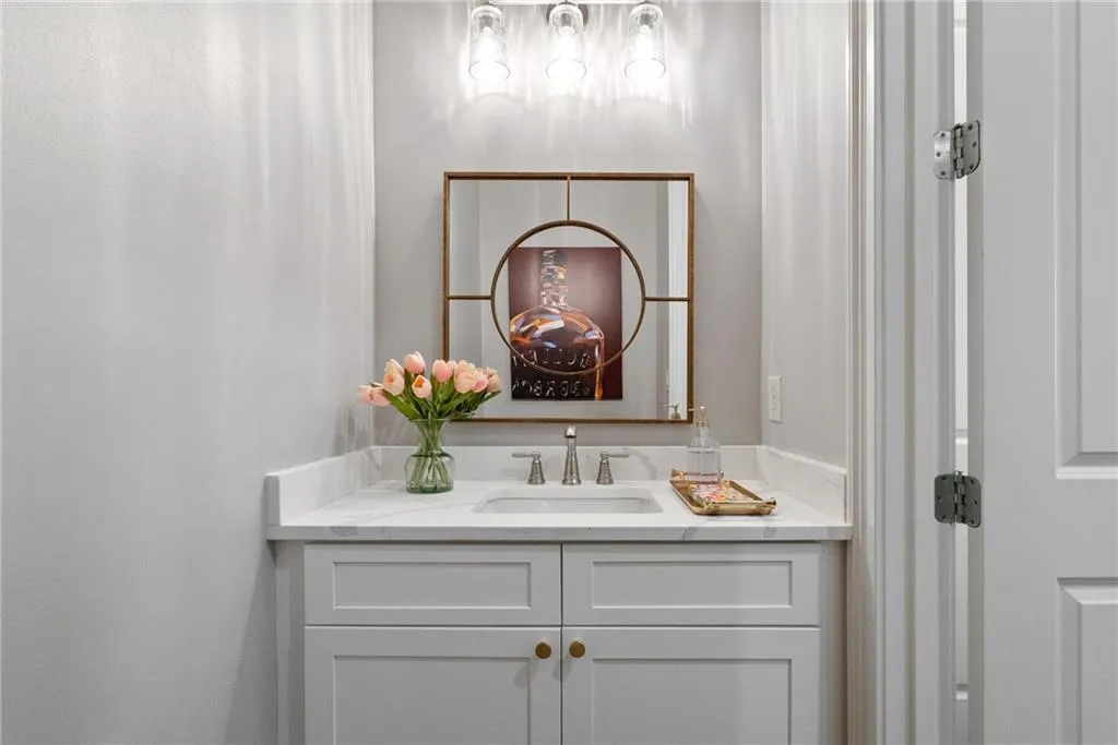Half bath on the main level