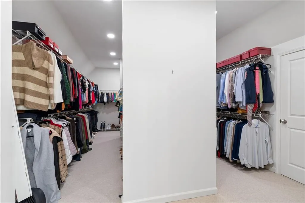 Primary walk-in closet
