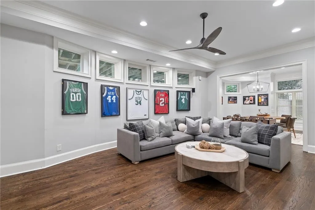 Terrace level family room