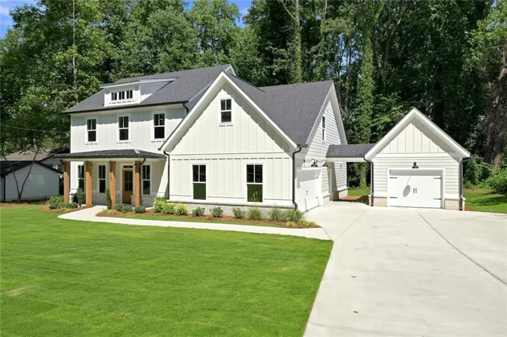 Front exterior with drive