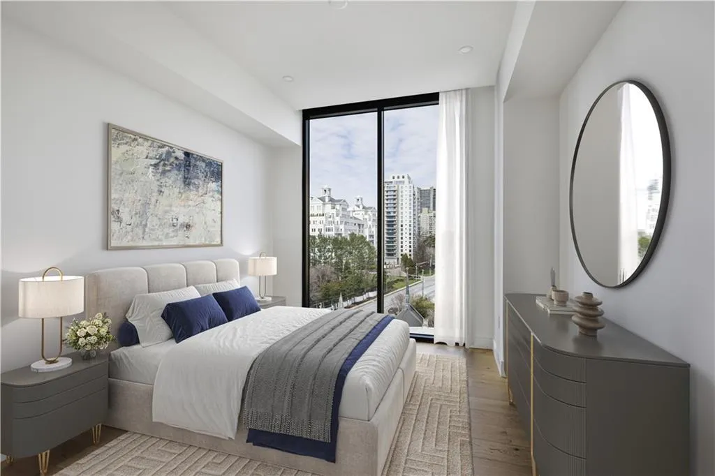 Second bedroom with a private bath.