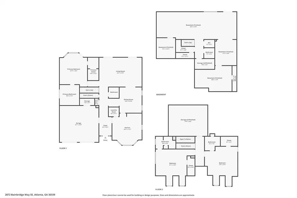 2872 Bainbridge Way Se, Atlanta, Georgia 30339, 3 Bedrooms Bedrooms, 0 ,3 BathroomsBathrooms,Residential,For Sale,2872 Bainbridge Way Se,7706363