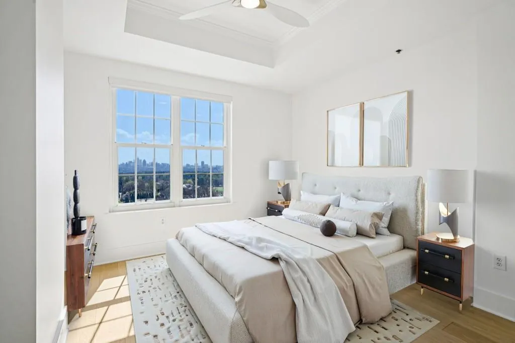 The Primary Suite Serves As A Private Retreat, Offering Comfortable Space & A Walk-In Closet.