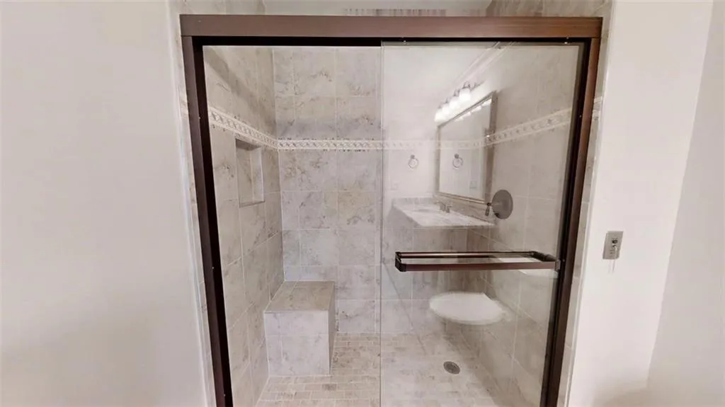 Full bath with a stall shower