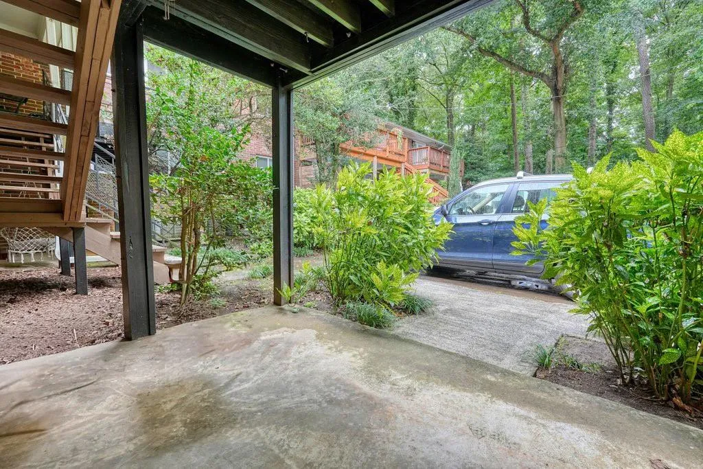 View of vehicle parking