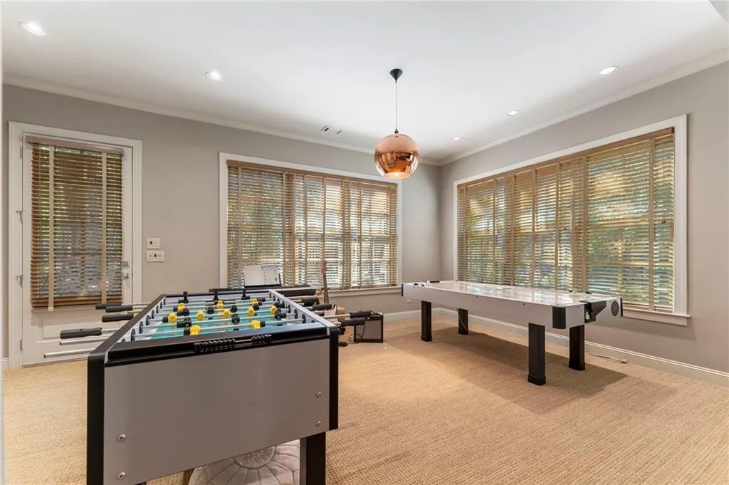 Walk out terrace level features large windows and lots of natural light.