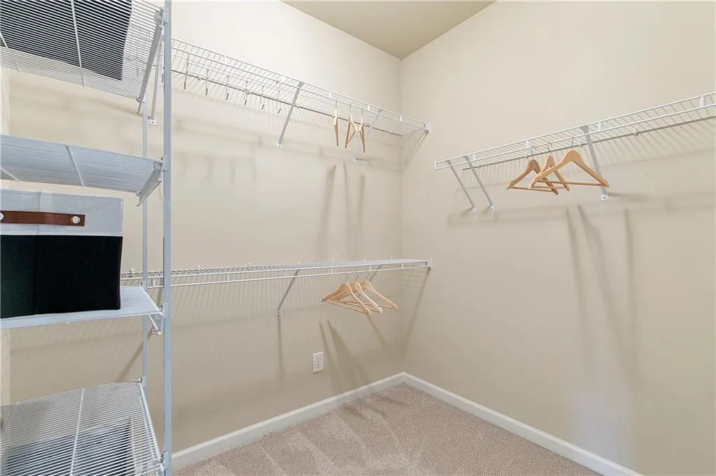 Primary walk-in closet