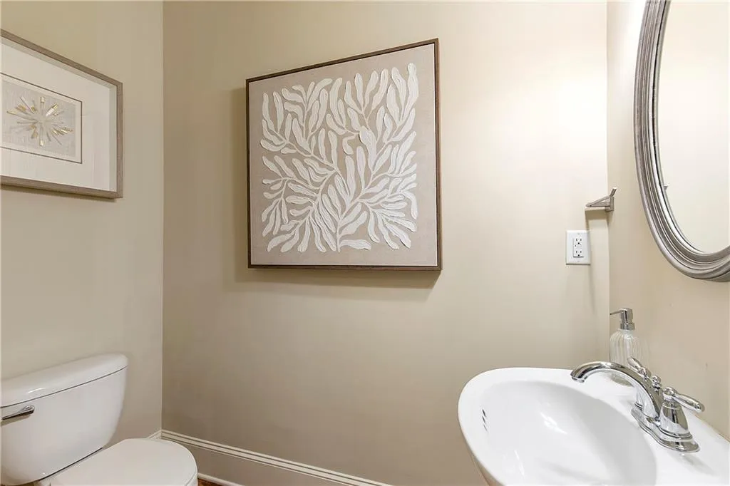 Half Bathroom on main floor