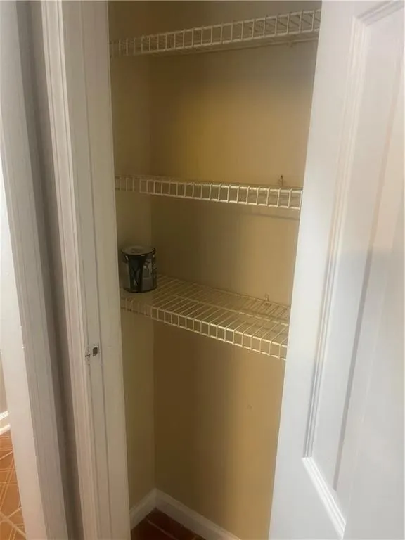 View of closet
