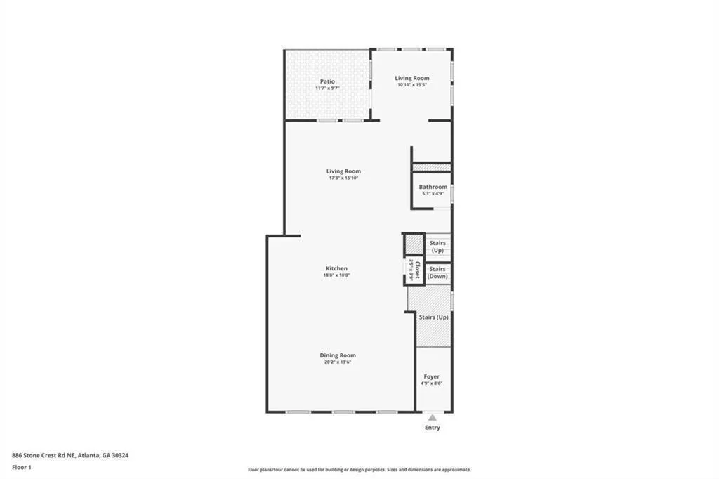 886 Stone Crest Road Ne, Atlanta, Georgia 30324, 4 Bedrooms Bedrooms, ,3 BathroomsBathrooms,Residential,For Sale,886 Stone Crest Road Ne,7629820