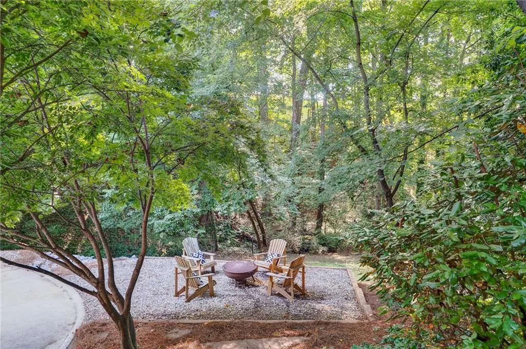 View of patio / terrace featuring an outdoor fire pit