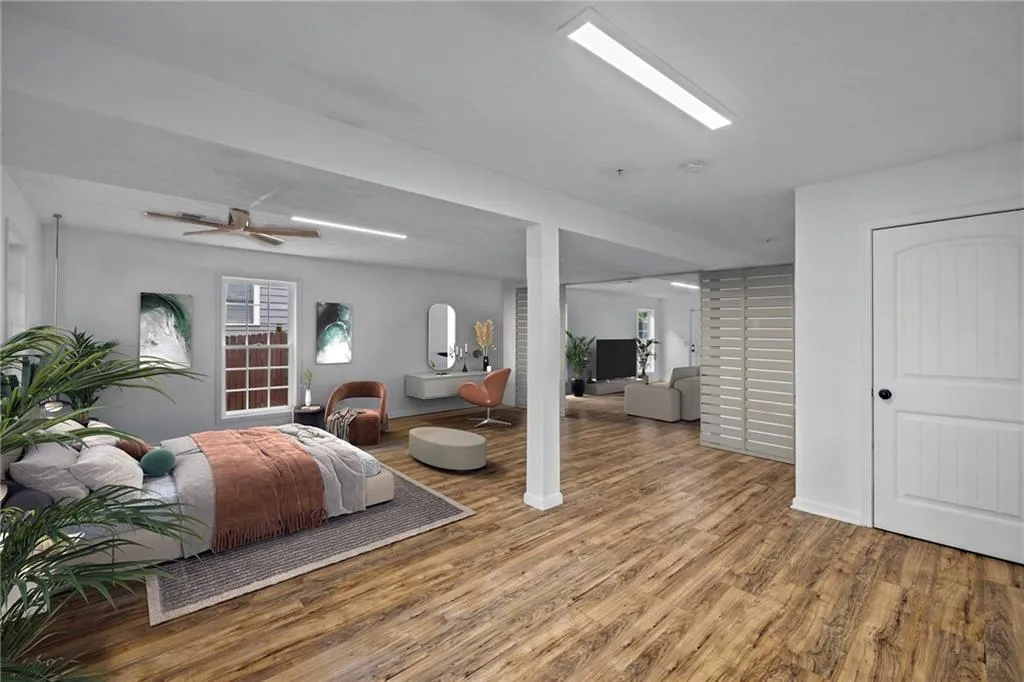 Virtually rendered depiction of in-law, rental apartment or guest suite.