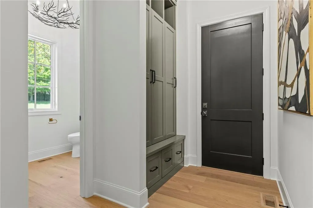 Walk in from main level garage